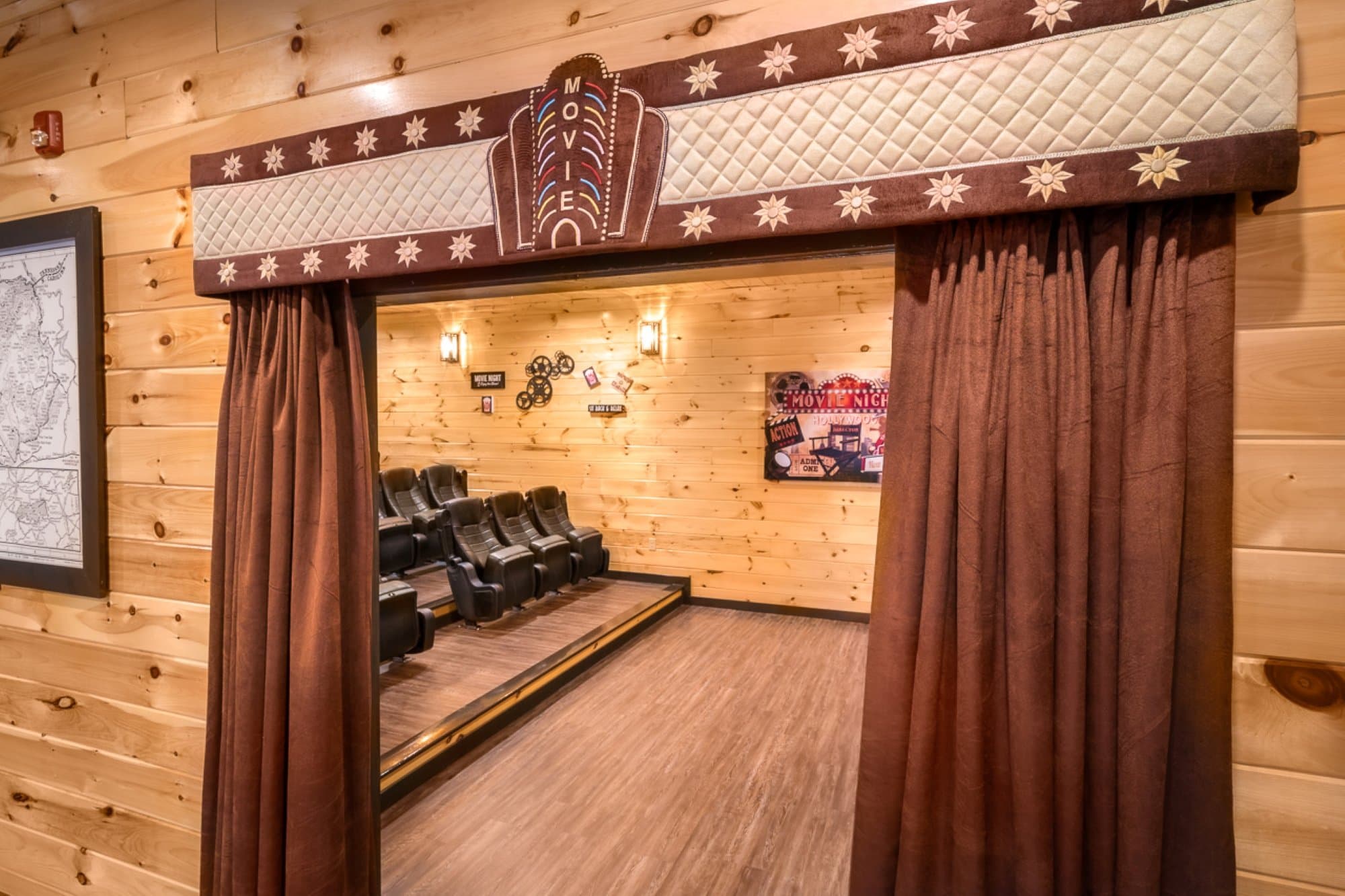 Theater stage for karaoke