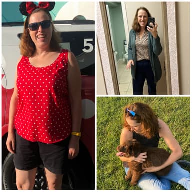 Deb before and after