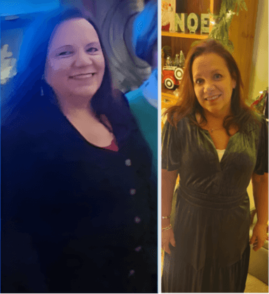 Kerri before and after